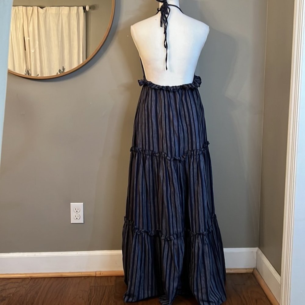Lulus Blue Maxi Dress Size M - Picture 5 of 9